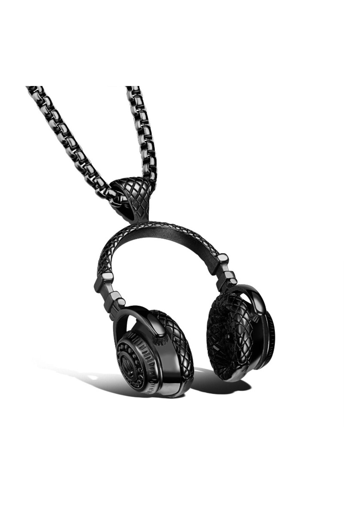 Dj Müzik Rock Kulaklık Kolye Siyah - Müzik Tutkusunun Buluştuğu Eşsiz Hediye Seçeneği