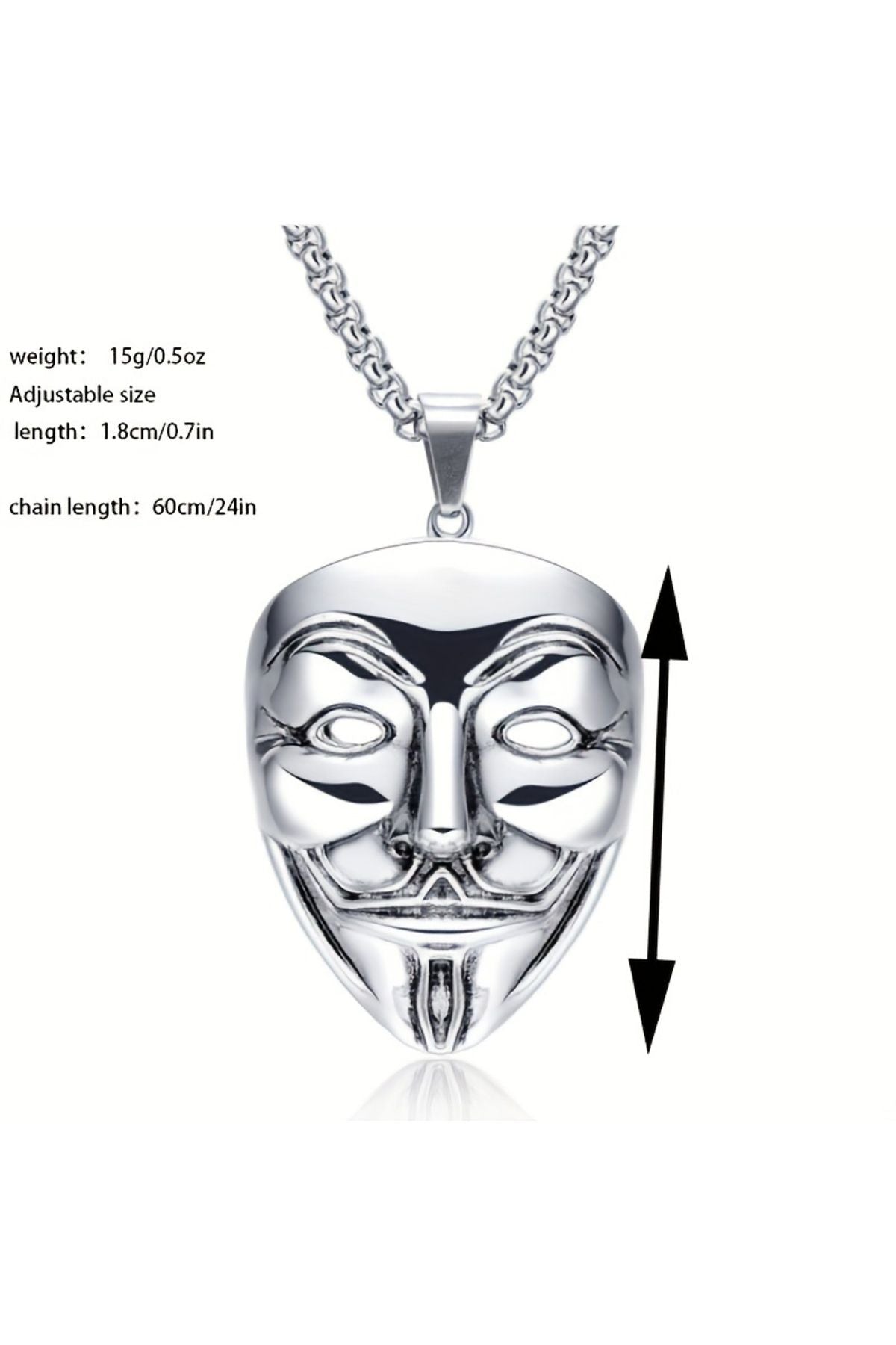 Maske Kolye Şık Ve Minimalist Sanat Palyaço Figürü Kolye Moda Ile Eğlencenin Buluştuğu Zarif Hediye